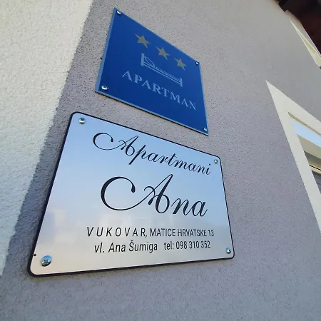 Apartmani Ana Vukovar Exterior foto